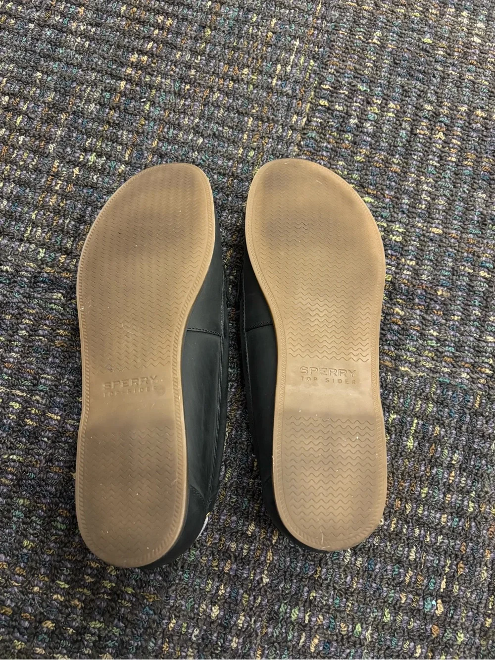 Sperry Navy Leather Penny Loafers for Women